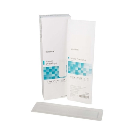 Mckesson White Adhesive Dressing, 4 x 14 Inch, 100PK 16-89042